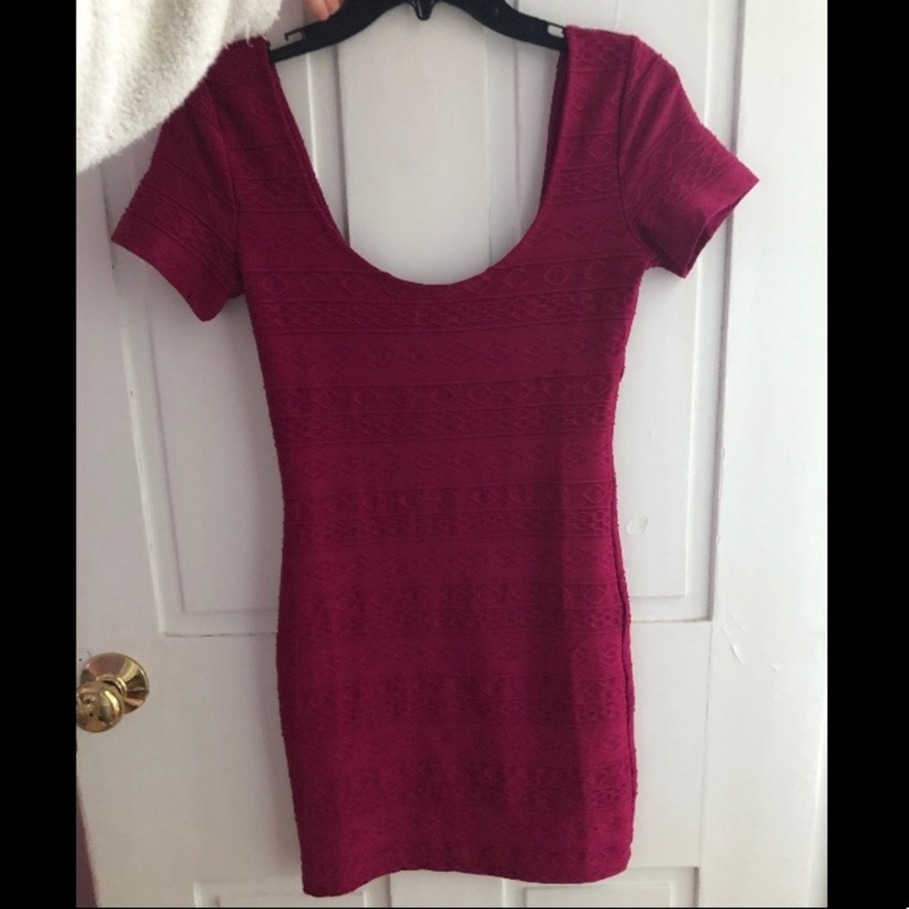 Short sleeve bodycon dress